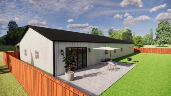 The Matteson - 4160 SF Barndominium - Image 2