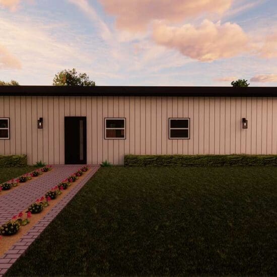 The Ferris barndominium style